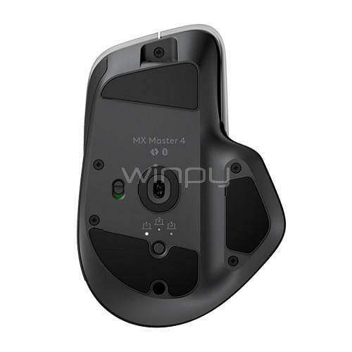 Mouse Inalámbrico Logitech MX Master 4 (Bluetooth, 8000dpi, Grafito)