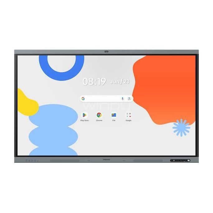 Pantalla Interactiva Samsung WAFX-P de 75” (IPS, 4K, DP+HDMI+USB, Wi-Fi/Bluetooth, VESA)
