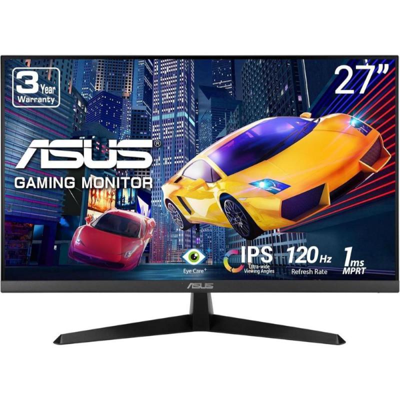Monitor Gamer ASUS VY279HGR de 27” (IPS, Full HD, 120Hz, 1ms, HDMI+VGA, Adaptive Sync)