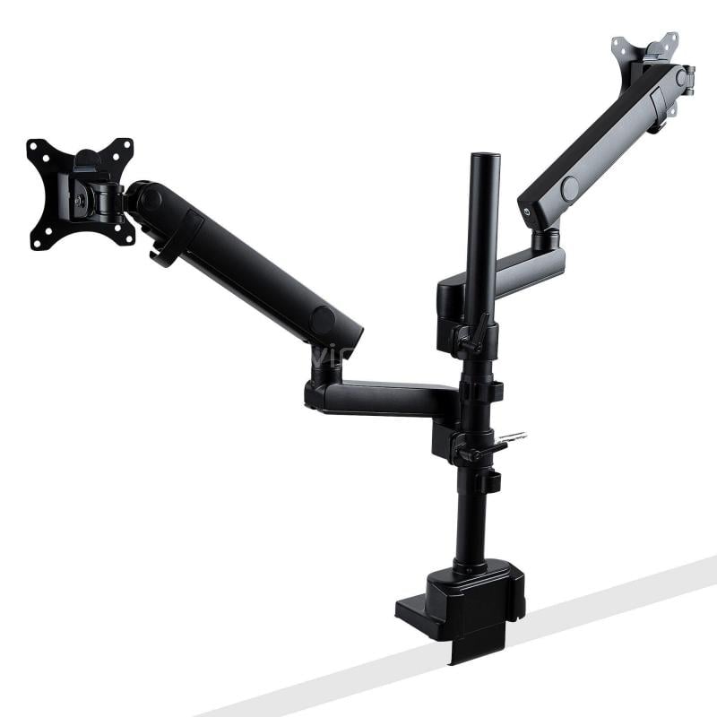 Soporte para Monitor StarTech ARMDUALPIVOT (Hasta 32”, Ajustable, Negro)