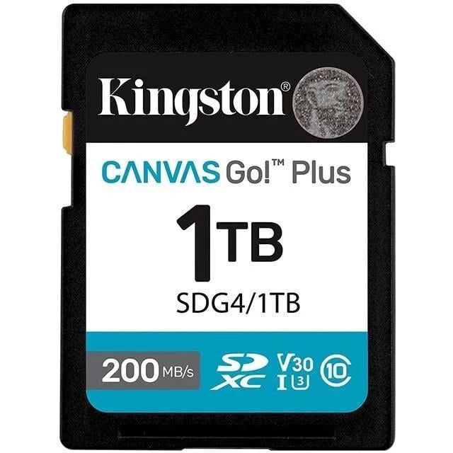 Tarjeta de Memoria SDXC Kingston Canvas Go Plus de 1TB (UHS-I, U3, Clase 10)