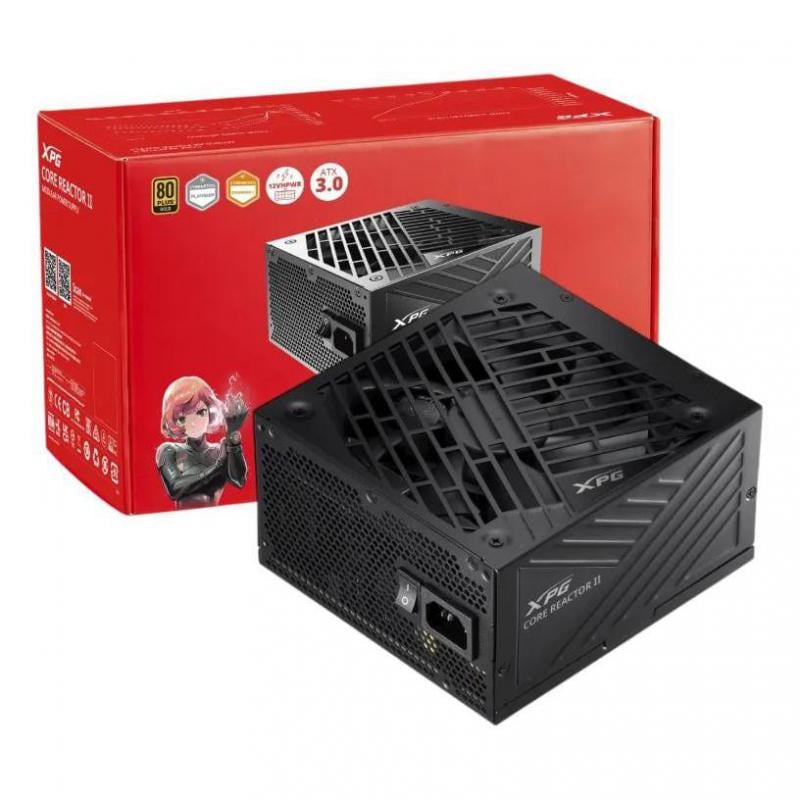 Fuente de Poder XPG Core Reactor II de 1200W (ATX 3.0, 80+ Gold, Full Modular)