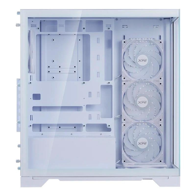 Gabinete Gamer XPG Invader X BTF (ATX, Vidrio Templado, 5 Ventiladores ARGB, Blanco)