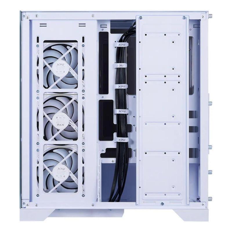 Gabinete Gamer XPG Invader X BTF (ATX, Vidrio Templado, 5 Ventiladores ARGB, Blanco)