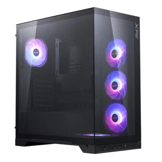Gabinete Gamer XPG Invader X BTF (ATX, Vidrio Templado, 5 Ventiladores ARGB, Negro)