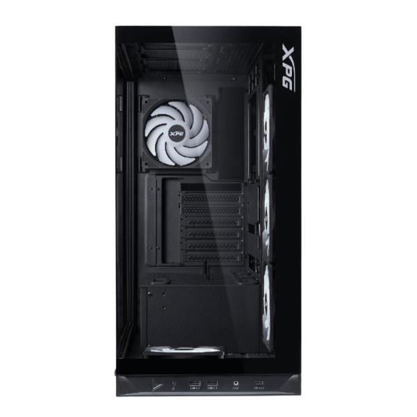 Gabinete Gamer XPG Invader X BTF (ATX, Vidrio Templado, 5 Ventiladores ARGB, Negro)