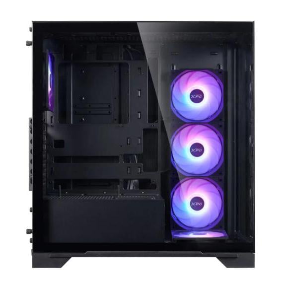 Gabinete Gamer XPG Invader X BTF (ATX, Vidrio Templado, 5 Ventiladores ARGB, Negro)