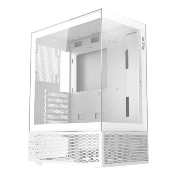 Gabinete Gamer XPG Invader X Mini (Micro ATX, Vidrio Templado, 5 Ventiladores ARGB, Blanco)