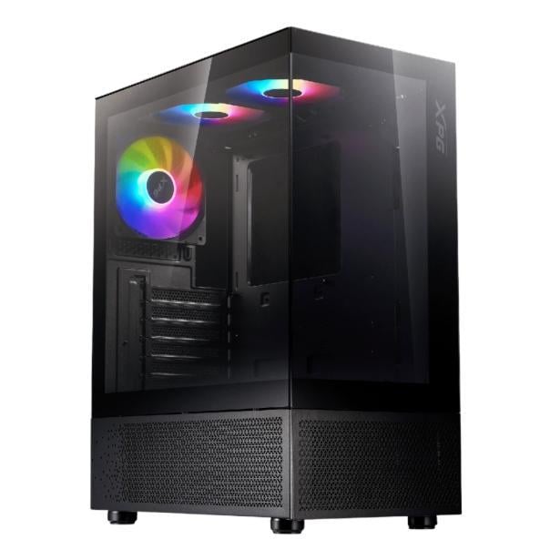 Gabinete Gamer XPG Invader X Mini (Mini ATX, Vidrio Templado, 5 Ventiladores ARGB, Negro)