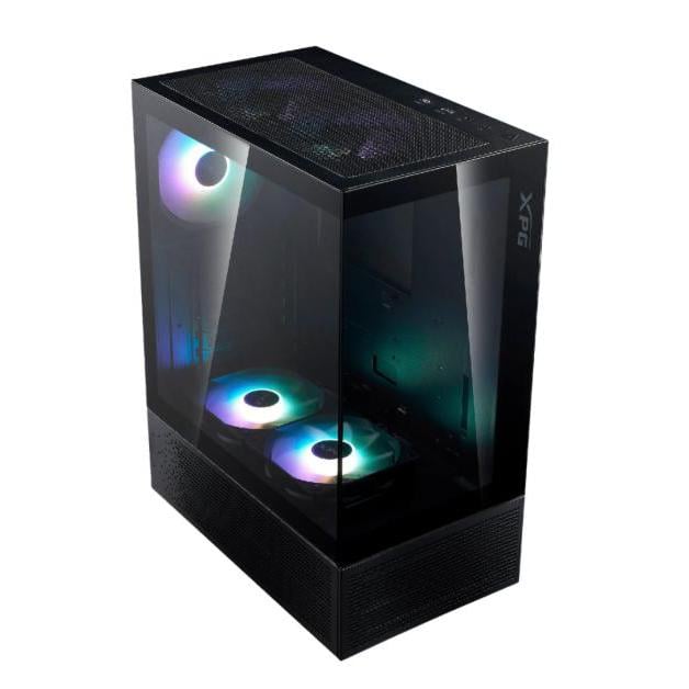 Gabinete Gamer XPG Invader X Mini (Mini ATX, Vidrio Templado, 5 Ventiladores ARGB, Negro)