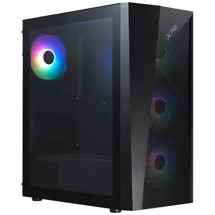 Gabinete Gamer XPG Lander 500 (ATX, 4 Ventiladores ARGB, Negro)
