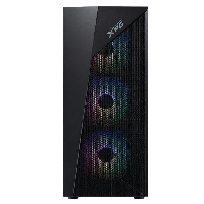 Gabinete Gamer XPG Lander 500 (ATX, 4 Ventiladores ARGB, Negro)