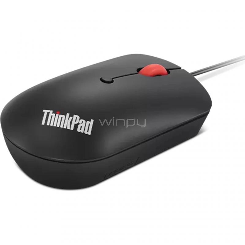 Mouse Lenovo ThinkPad Compacto (USB/USB-C, 2400dpi, Negro)