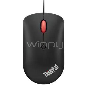 Mouse Lenovo ThinkPad Compacto (USB/USB-C, 2400dpi, Negro)