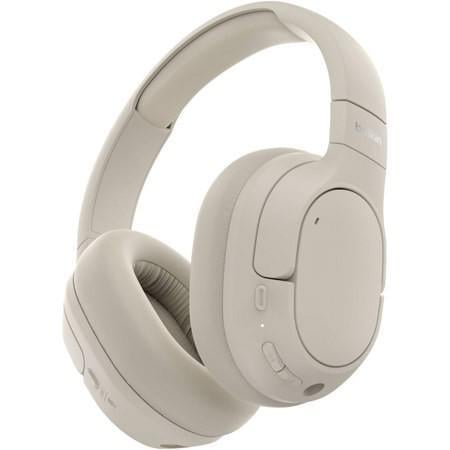 Audífonos Inalámbricos Belkin Soundform Isolate (Bluetooth, ANC, Crema)