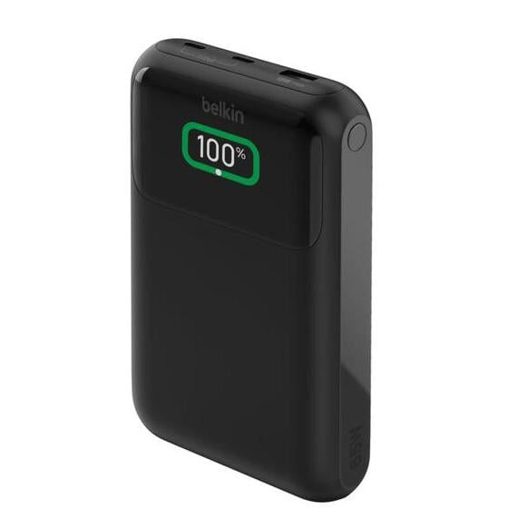 Batería Portátil Belkin de 20.000mAh (65W, USB-C/USB-A, Negro)