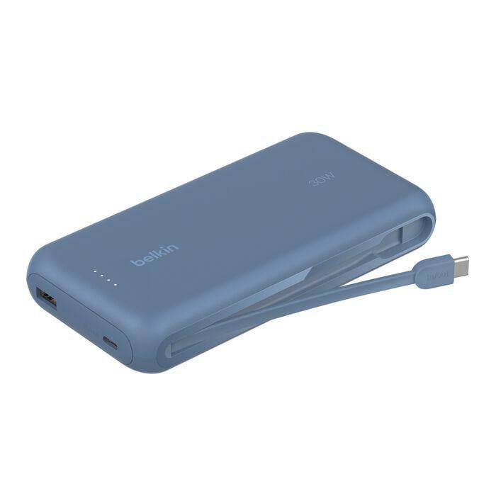 Batería Portátil Belkin de 20.000mAh (30W, USB-C, PD, Azul)