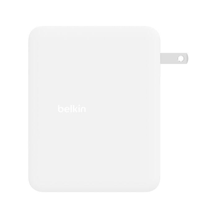 Cargador Belkin de 140W (USB-C, PD 3.1, GaN, Blanco)