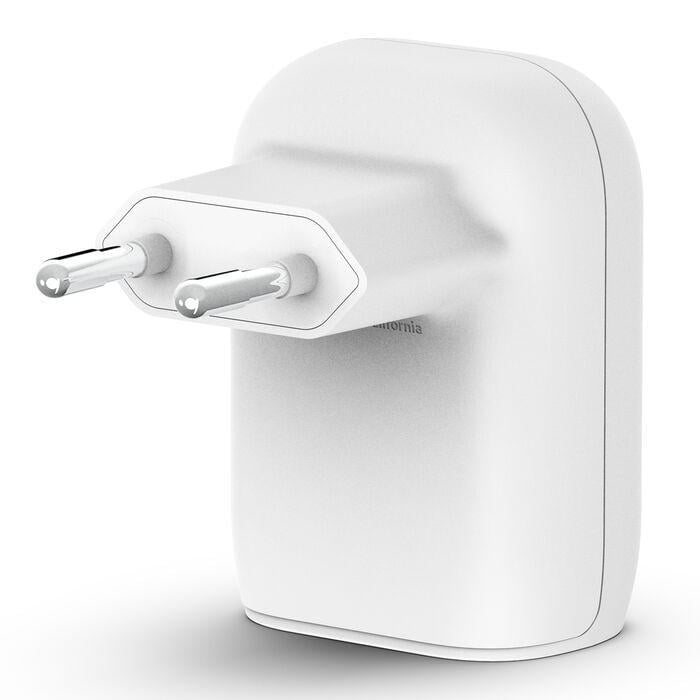 Cargador Belkin de 37W (USB-C PD 3.0, PPS, Blanco)
