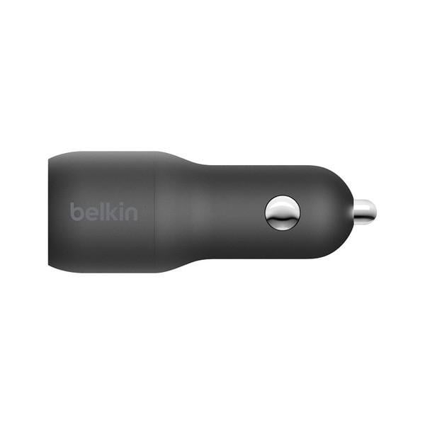 Cargador de Auto Belkin BOOSTCHARGE de 37W (USB-C, USB-A, Negro)