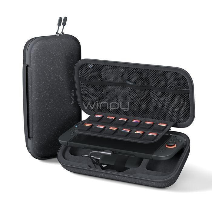 Estuche de Carga Belkin para Nintendo Switch 2 (20W, Batería 10,000mAh, USB-C, Grafito)