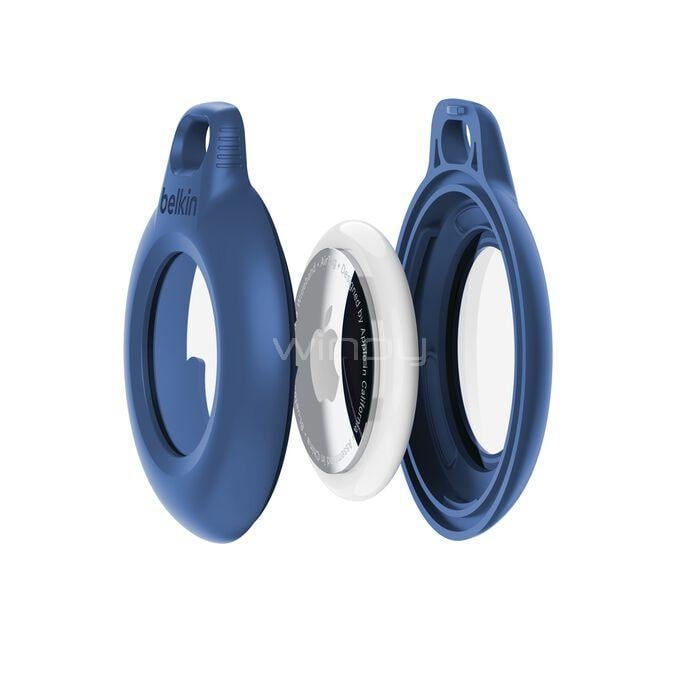 Pack de 2 Llaveros Protector Belkin Secure Holder para Airtag (Azul)