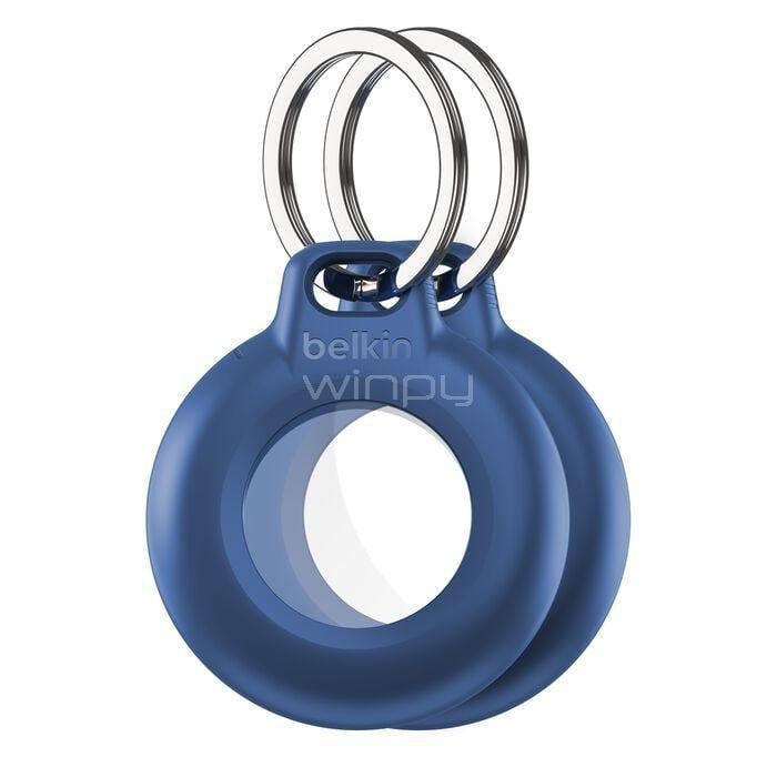 Pack de 2 Llaveros Protector Belkin Secure Holder para Airtag (Azul)