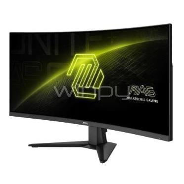 Monitor MSI MAG 346CQ de 34” (VA, UWQHD, 180Hz, 1ms, DP+HDMI, VESA)
