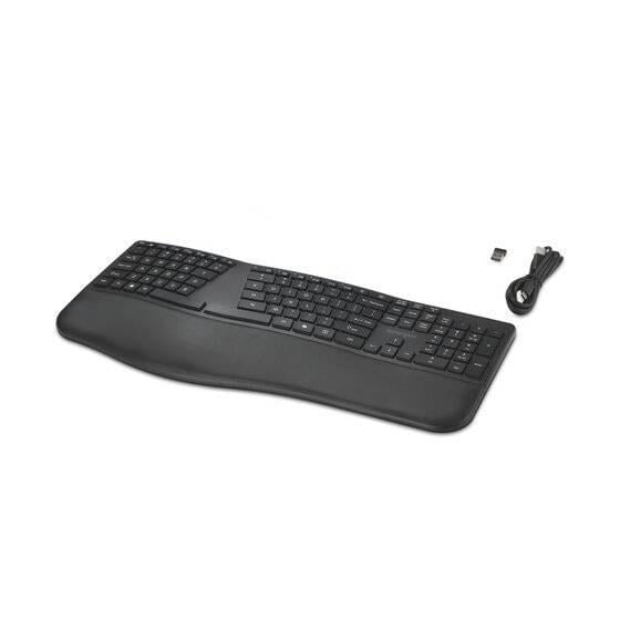 Teclado Inalámbrico Kensington Pro Fit KB680 (Dongle USB/Bluetooth, Negro)