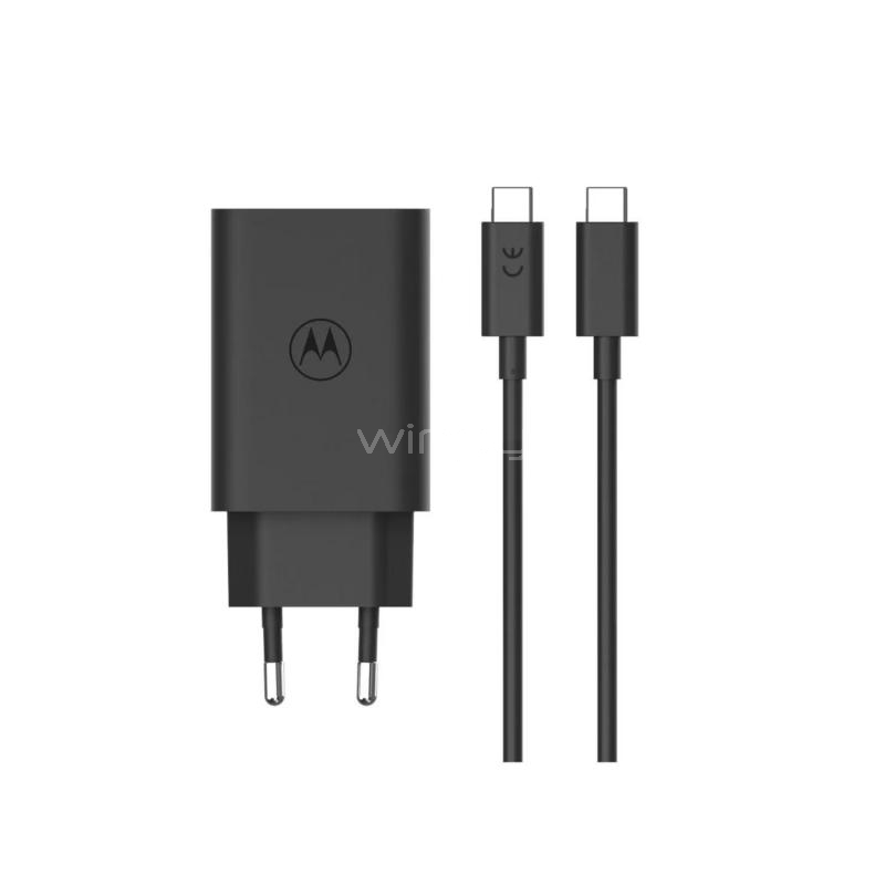Cargador Motorola de 68W (USB-C, TurboPower, PD, Negro)