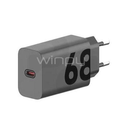 Cargador Motorola de 68W (USB-C, TurboPower, PD, Negro)