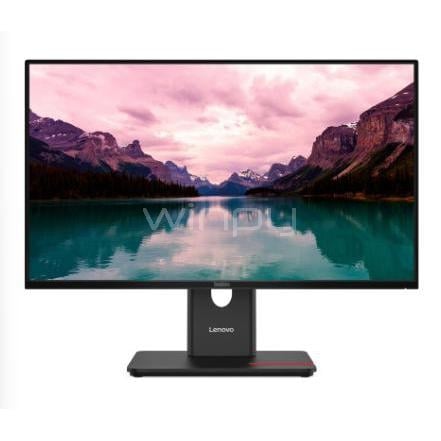 Monitor Profesional Lenovo ThinkVision T24-40 de 23.8” (IPS, Full HD, 120Hz, 4ms, DP+HDMI+USB, VESA)