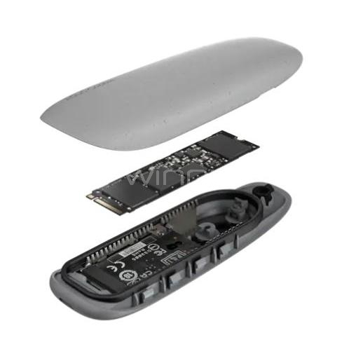 Cofre para SSD ASUS Cobble M.2 NVMe y SATA (USB-C, IP55, Gris)