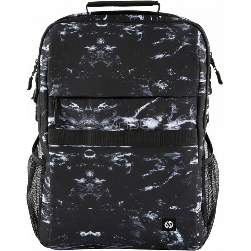 Mochila HP Campus XL Mármol Piedra para Portátil de 16” (Poliester, Resistente al Agua, Mármol Piedra)