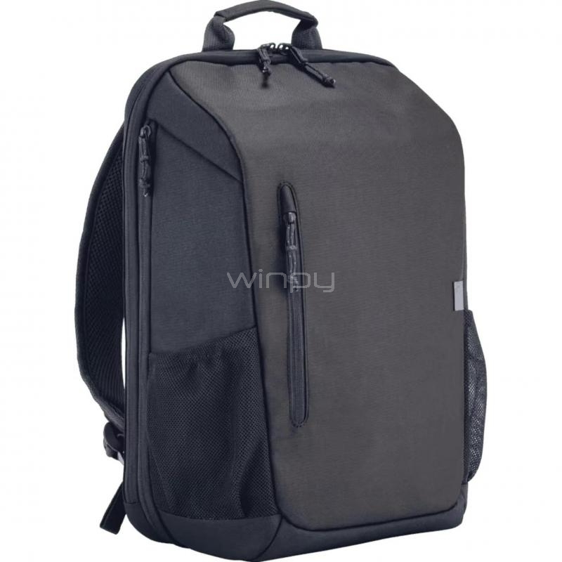 Mochila HP Travel para Portátil de 15.6” (Poliéster, Impermeable, Gris Hierro)