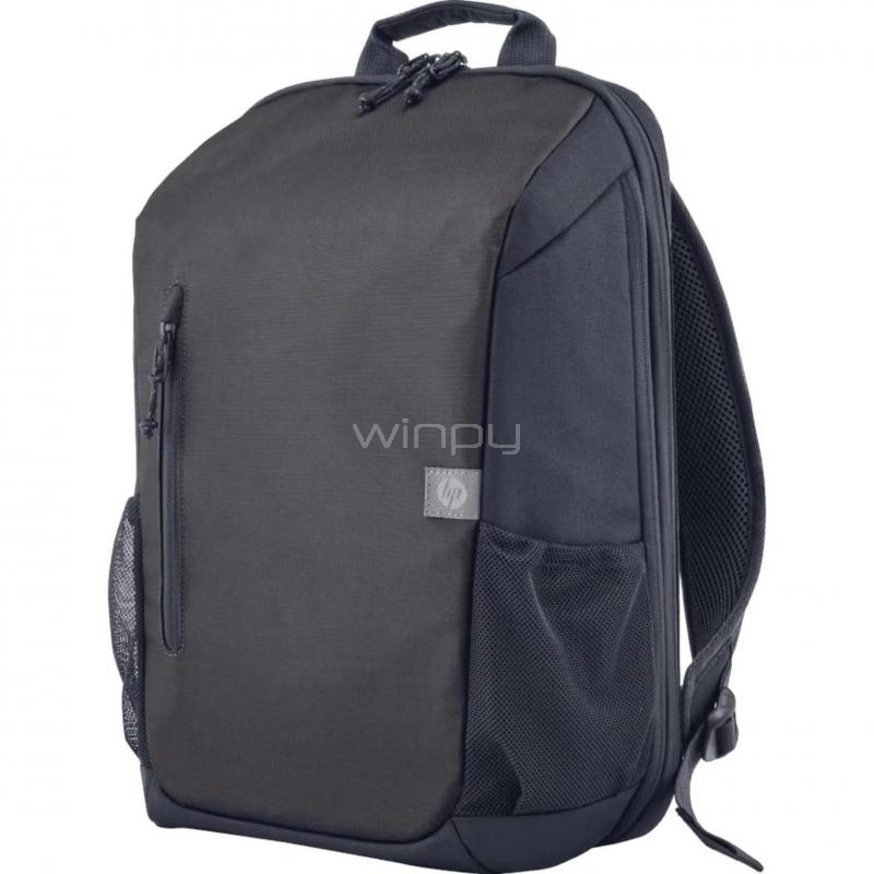 Mochila HP Travel para Portátil de 15.6” (Poliéster, Impermeable, Gris Hierro)