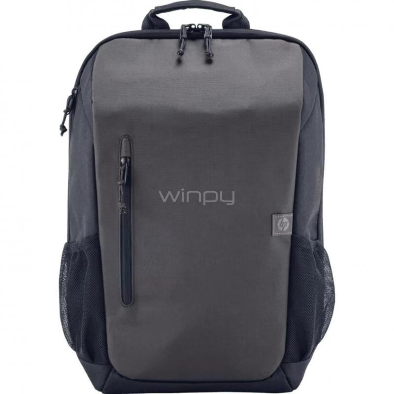 Mochila HP Travel para Portátil de 15.6” (Poliéster, Impermeable, Gris Hierro)