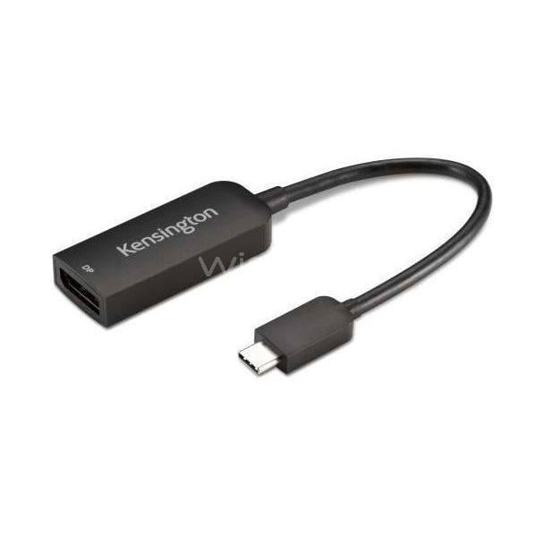 Adaptador DisplayPort a USB-C Kensington CV5000DP (Audio y Video, 4K/8K)