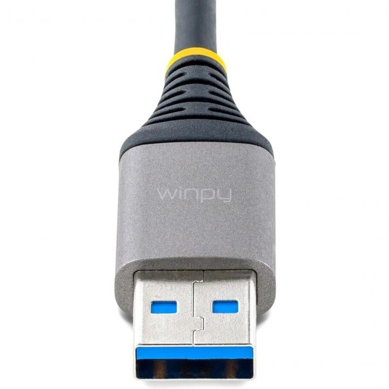 Adaptador Multipuerto HUB StarTech (USB 3.2 x4, Micro-USB)