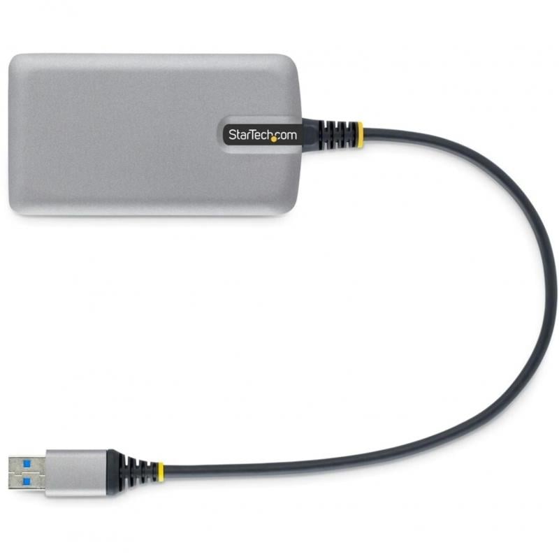Adaptador Multipuerto HUB StarTech (USB 3.2 x4, Micro-USB)
