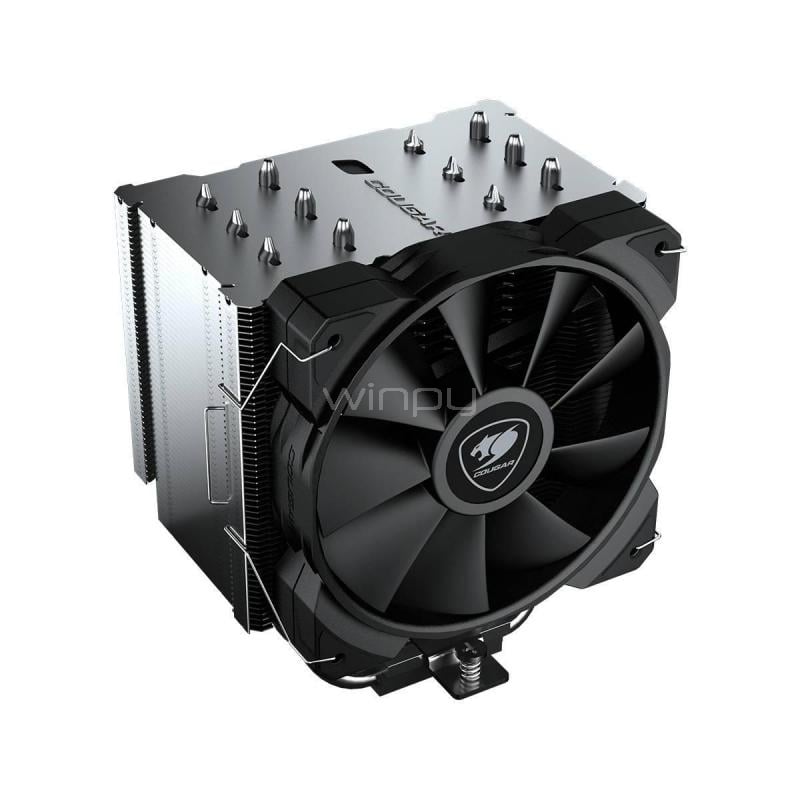 Disipador Cougar Forza 85 Essential (LGA1851/AM5, 120mm, 2000rpm, PWM, Negro)