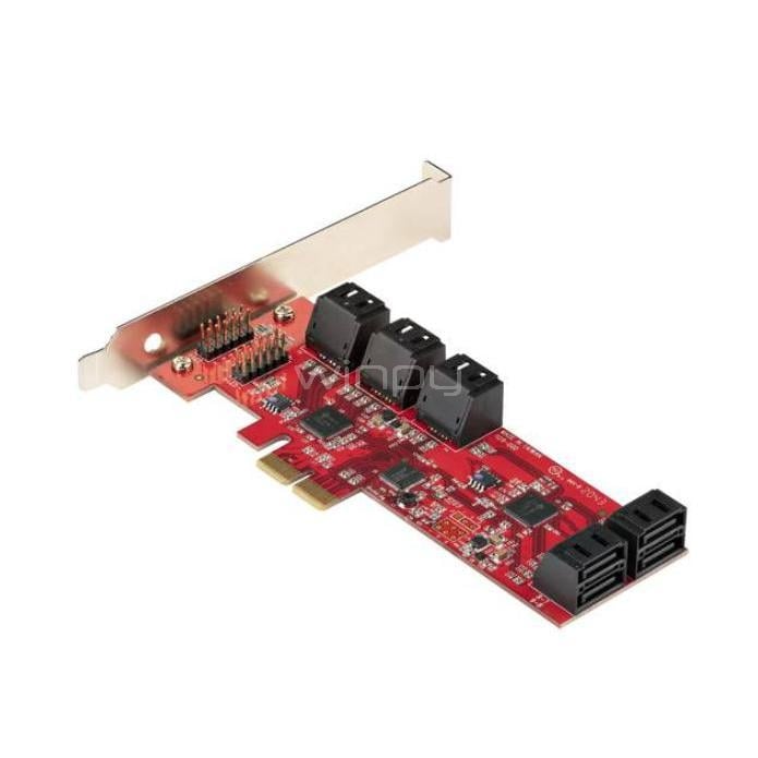 Controladora StarTech 10P6G-PCIE-SATA-CARD (SATA, PCIe Gen2 x2)