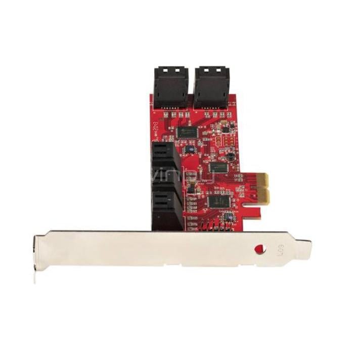 Controladora StarTech 10P6G-PCIE-SATA-CARD (SATA, PCIe Gen2 x2)