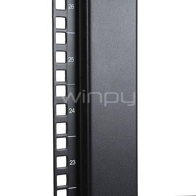 Etiquetas para Rack StarTech Hasta 49U (x2, Acero, Negro)
