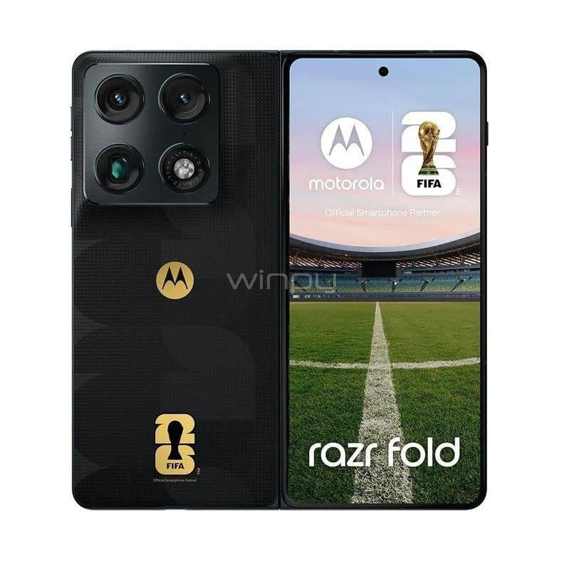 Celular Motorola Razr Fold FIFA Edition de 8.09” (Snapdragon 8 Gen5, 16GB RAM, 1TB Internos, Negro)