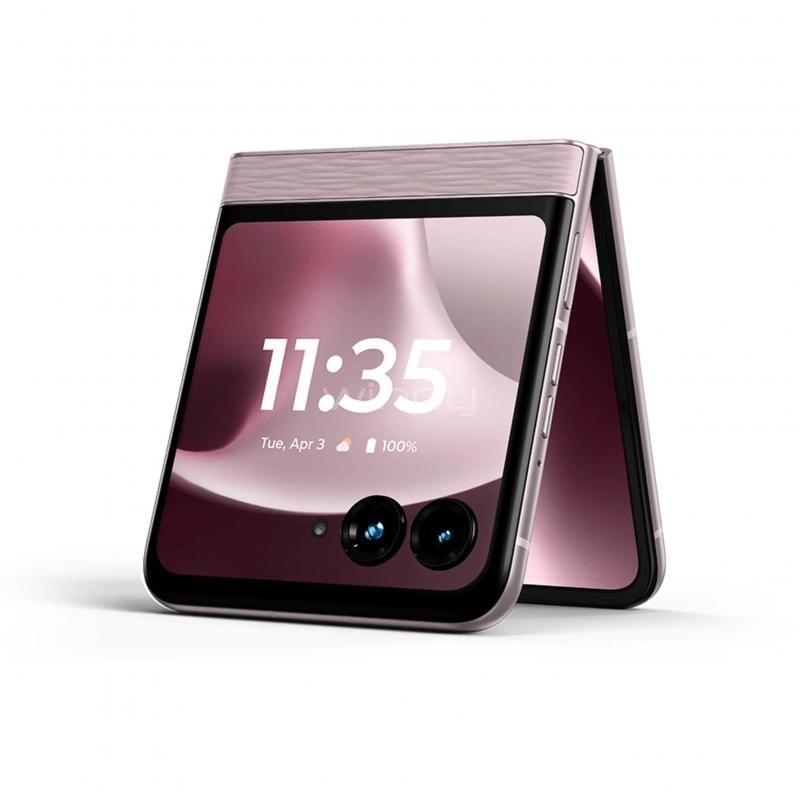 Celular Motorola Razr 70 de 6.9” (MediaTek Dimensity 7450X, 12GB RAM, 512GB Internos, Rosa)