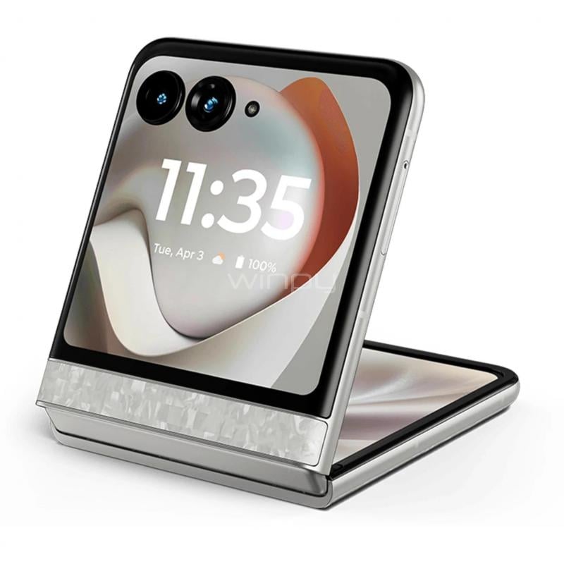 Celular Motorola Razr 70 de 6.9” (MediaTek Dimensity 7450X, 12GB RAM, 512GB Internos, Blanco)