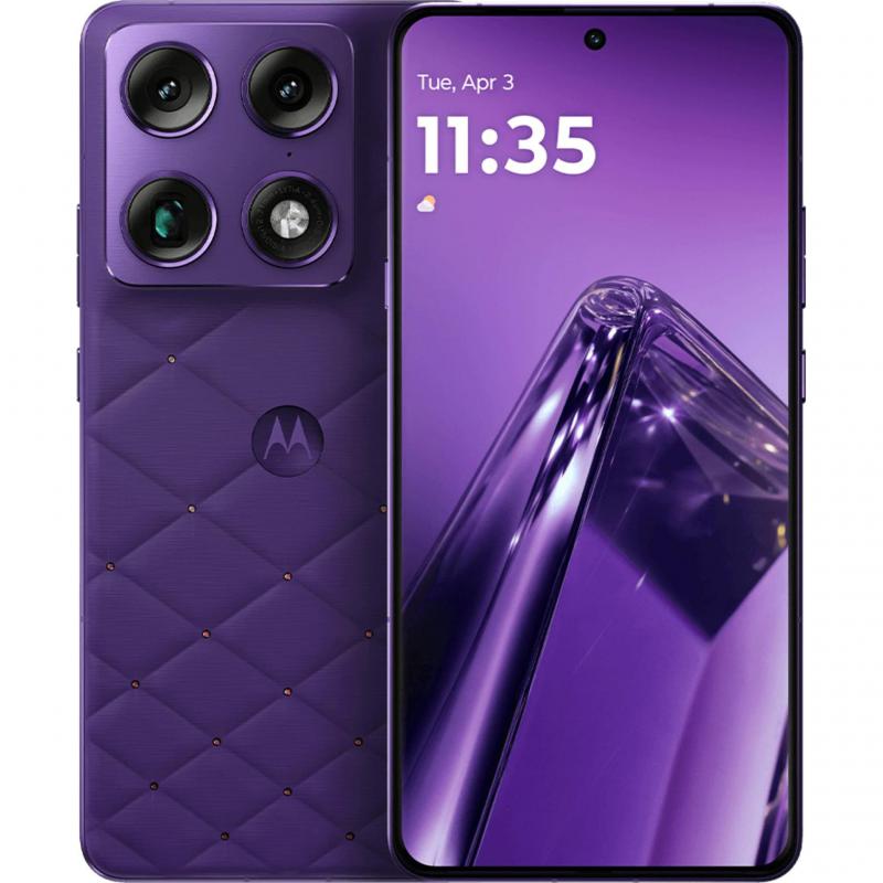Celular Motorola Signature de 6.8” (Snapdragon 8 Gen5, 12GB RAM, 512GB Internos, Violet Indigo)
