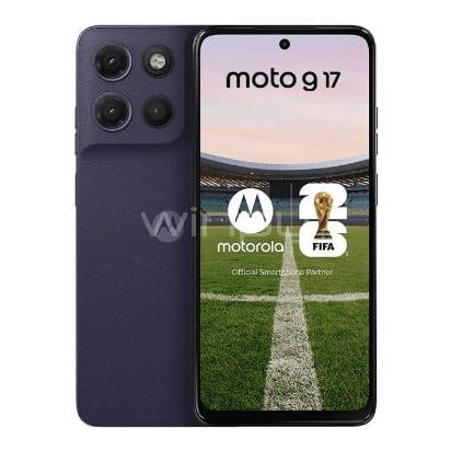 Celular Motorola Moto G17 de 6.72” (Helio G81 Extreme, 4GB RAM, 128GB Internos, Evening Blue)