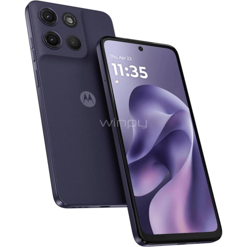 Celular Motorola Moto G17 de 6.72” (Helio G81 Extreme, 4GB RAM, 128GB Internos, Evening Blue)